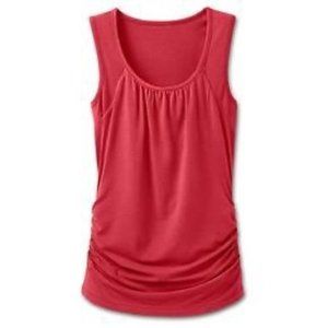 ATHLETA Ruched Stretch Modal Scoop Neck Tank Size XS
